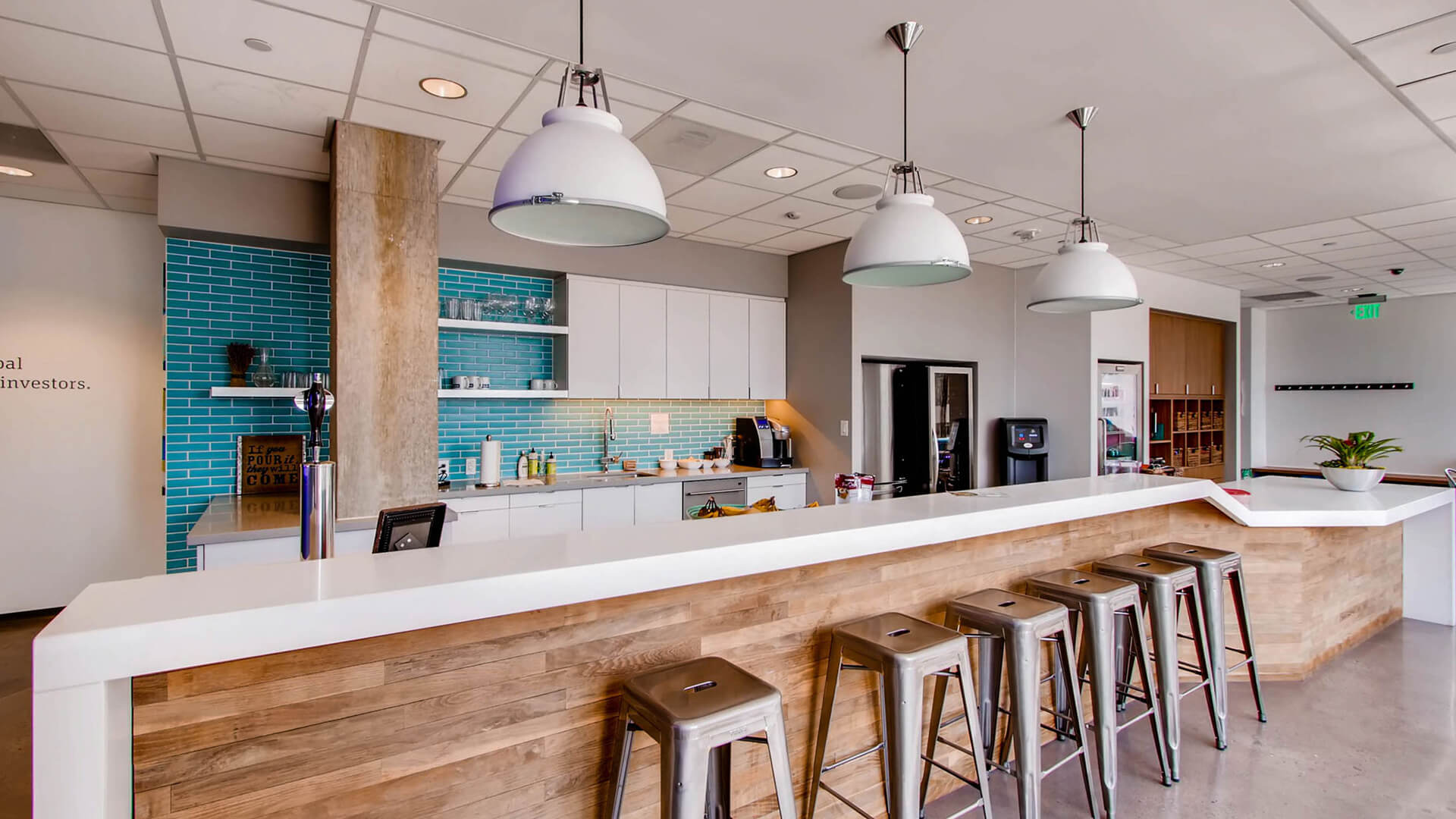 Lavaca Plaza Lobby Kitchen